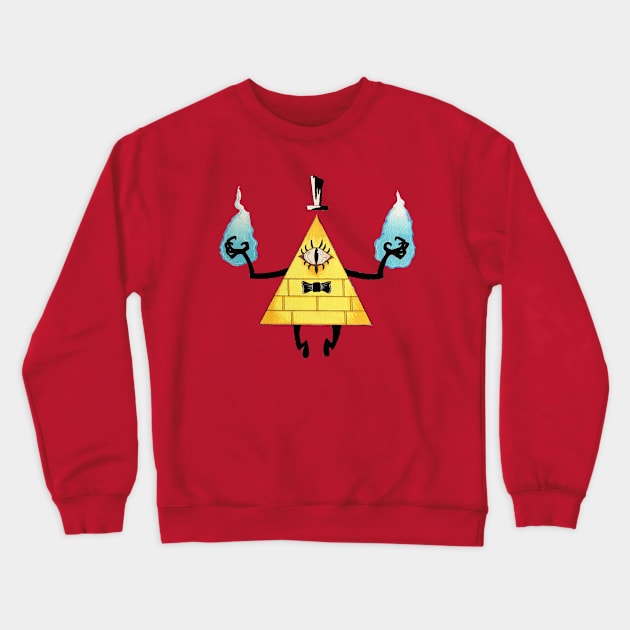 Bill Cypher - Gravity Falls Crewneck Sweatshirt by Son of Perdition